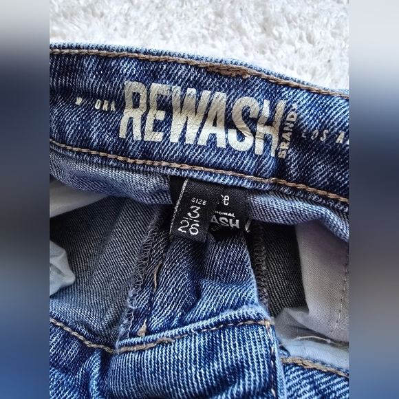 Rewash Denim Distressed Shorts - Picture 4 of 6
